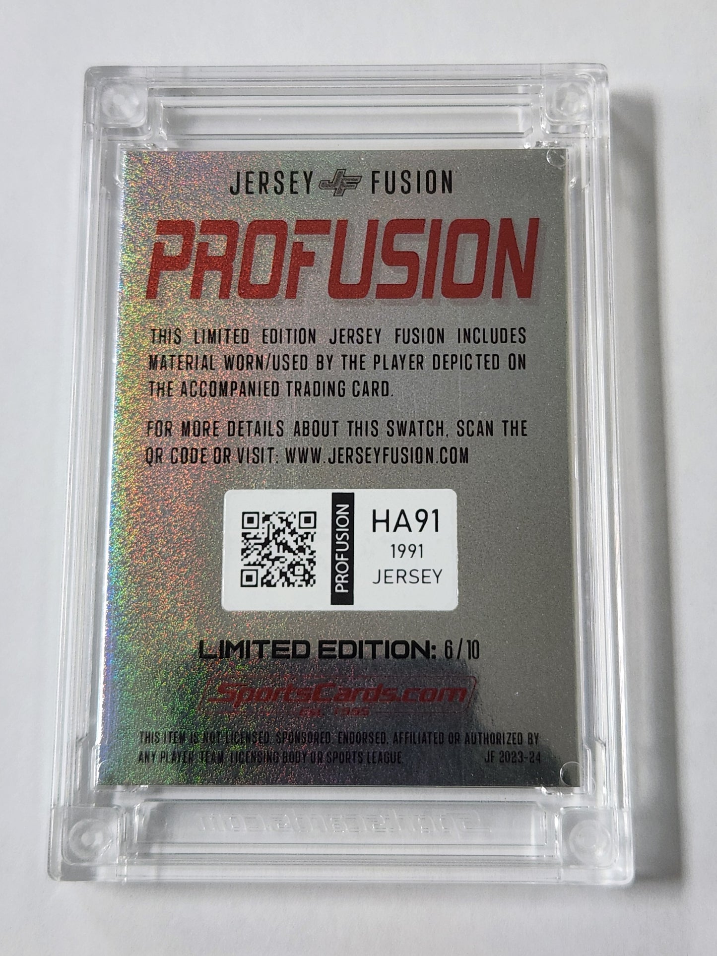 2023 Jersey Fusion Hank Aaron Pro Fusion Game Worn Jersey 6/10