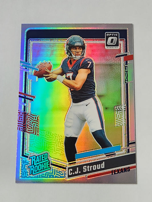 2023 Panini Optic CJ Stroud Holo RC Rated Rookie 244