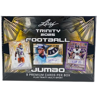 2025 Leaf trinity Football Jumbo Hobby Box
