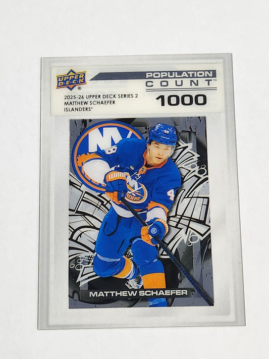 2025-26 Series Two Matthew Schaefer RC Population Count 1000