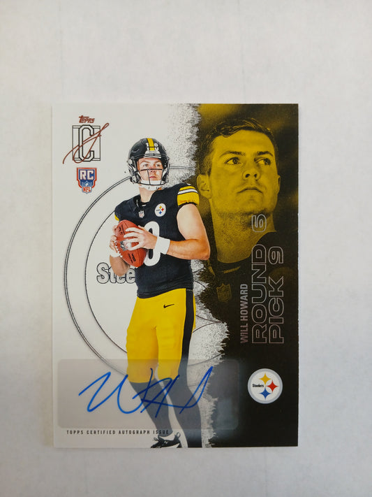 2025 Topps Signature Class Will Howard Rookie Auto