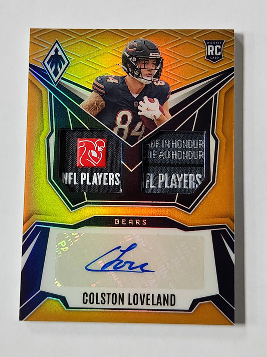 2025 Phoenix Colston Loveland Gold RPA # /10 Laundry Tag Rookie Auto