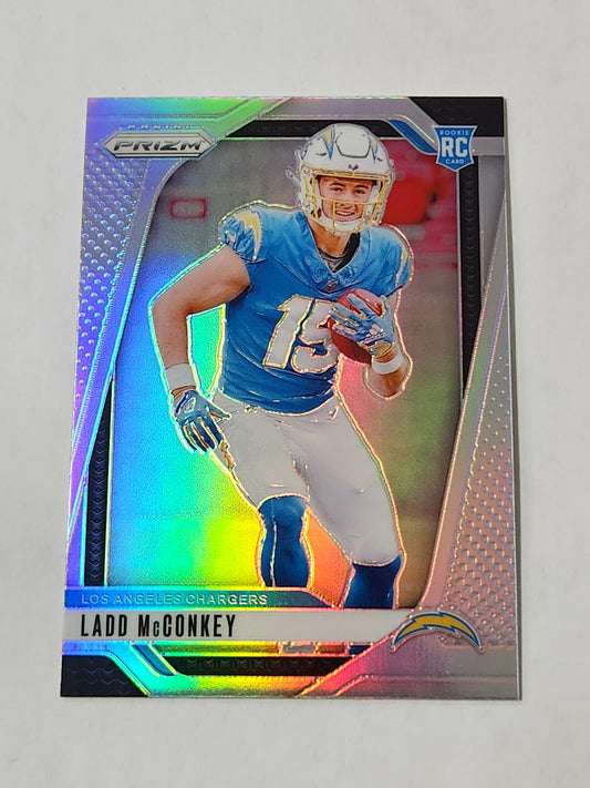 2024 Prizm Ladd McConkey Silver Rookie