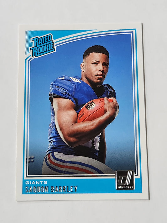 2018 Donruss Saquon Barkley Rated Rookie # 306