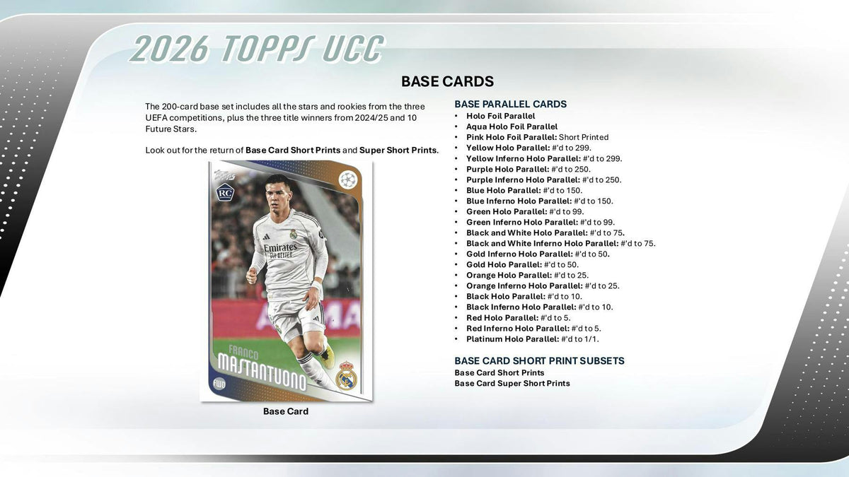 2025-26 Topps Flagship Edition UEFA Club Competitions Blaster Box