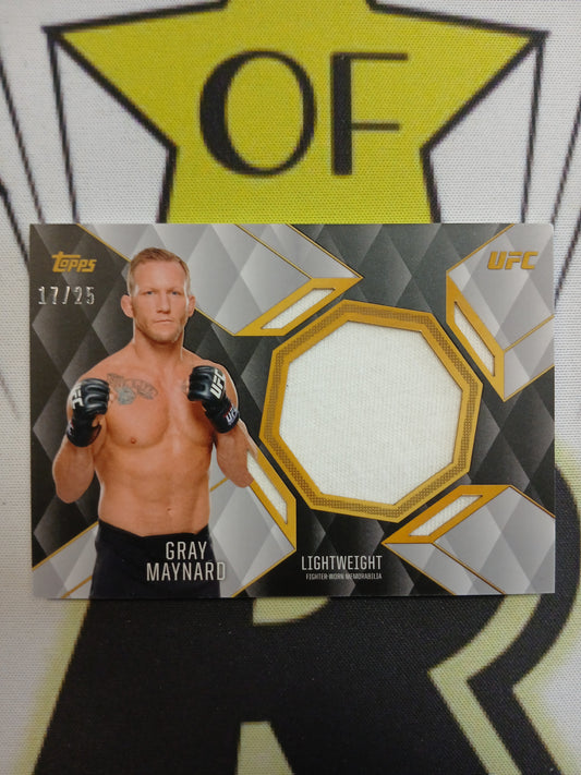 2016 Topps UFC Top Of The Class Gray Maynard Relic #/25