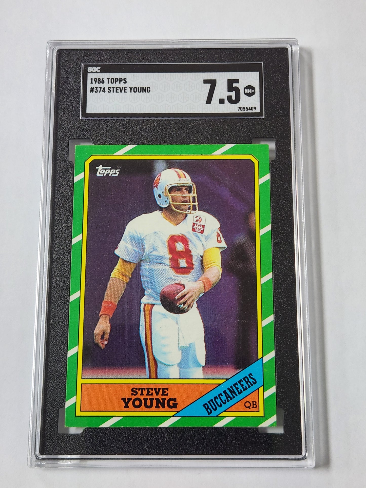 1986 Topps Steve Young SGC 7.5