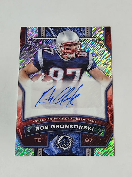 2025 Topps Resurgence Rob Gronkowski Signatures Card Auto Patriots