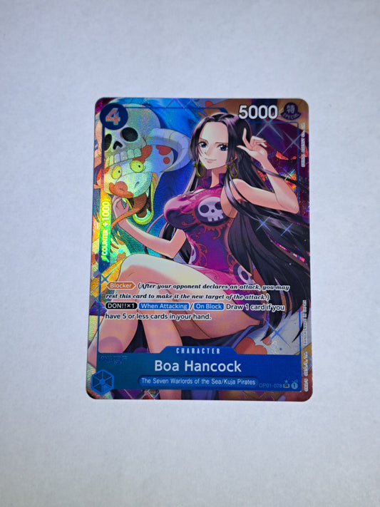 Boa Hancock Kuja Pirates Alt Art One Piece Tcg OP01-078