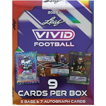 2025 Leaf Vivid Football Hobby Box