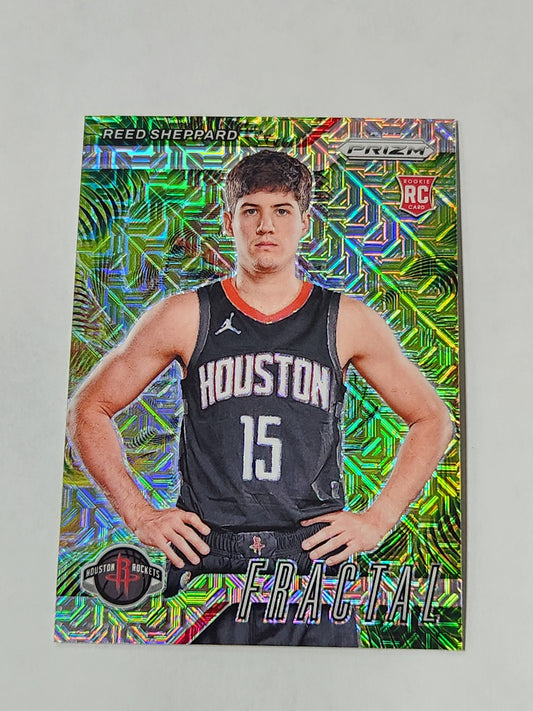 2024 Prizm Reed Sheppard Rookie Fractal Mojo Prizm /25