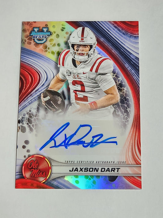 2024 Bowman Best Jaxson Dart Best of 2024 Auto BOA-JD