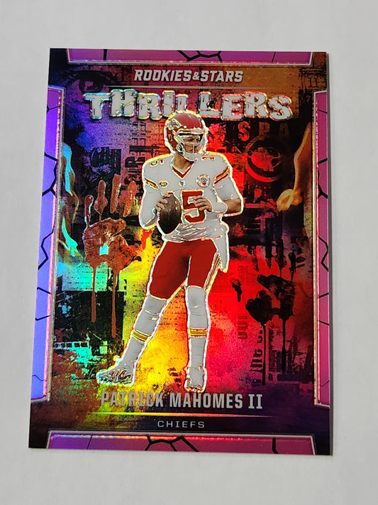 2024 Rookies and Stars Thrillers Patrick Mahomes Pink # /75