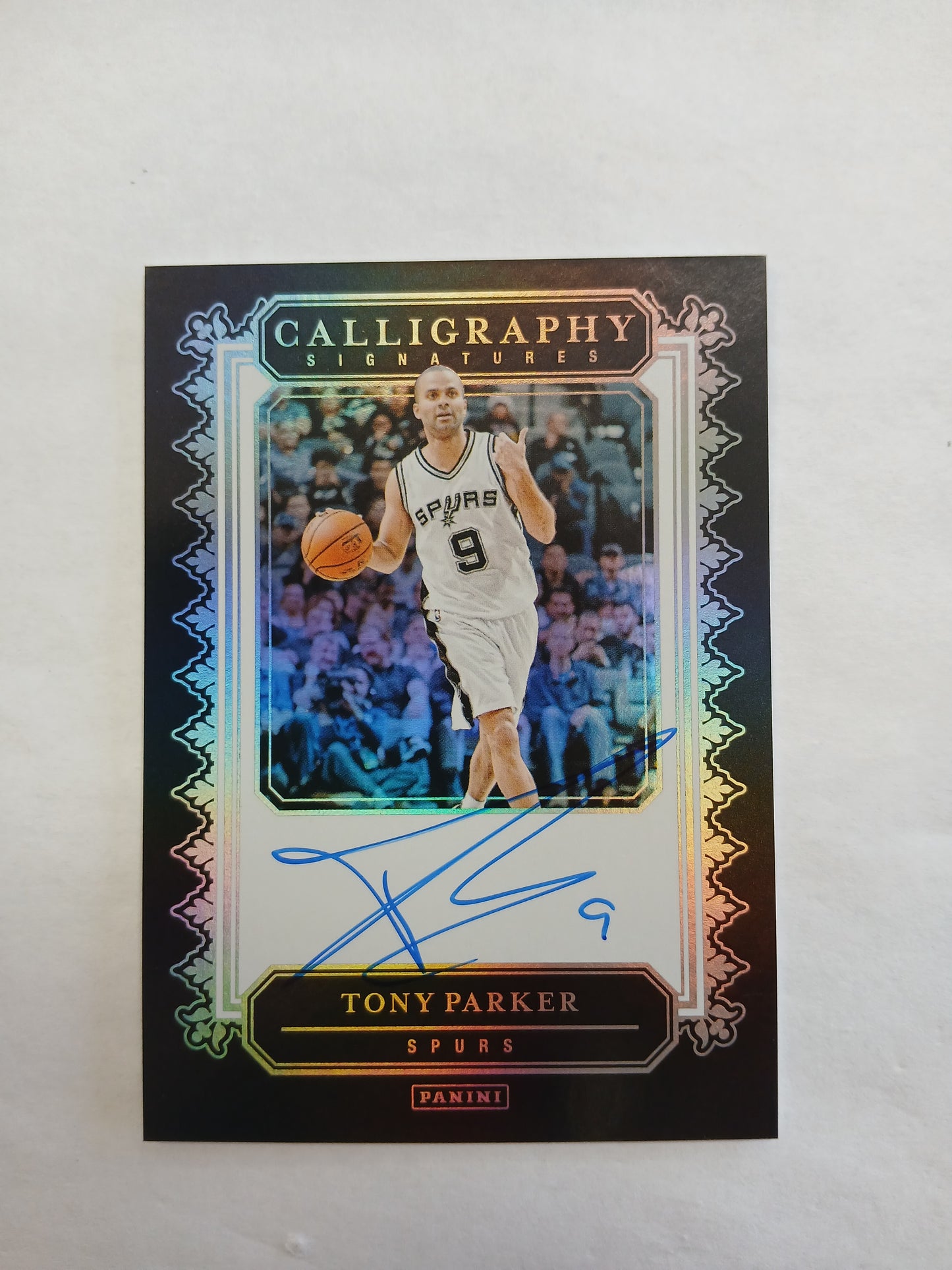 2024 Panini Tony Parker Calligraphy Signatures On Card Auto SSP