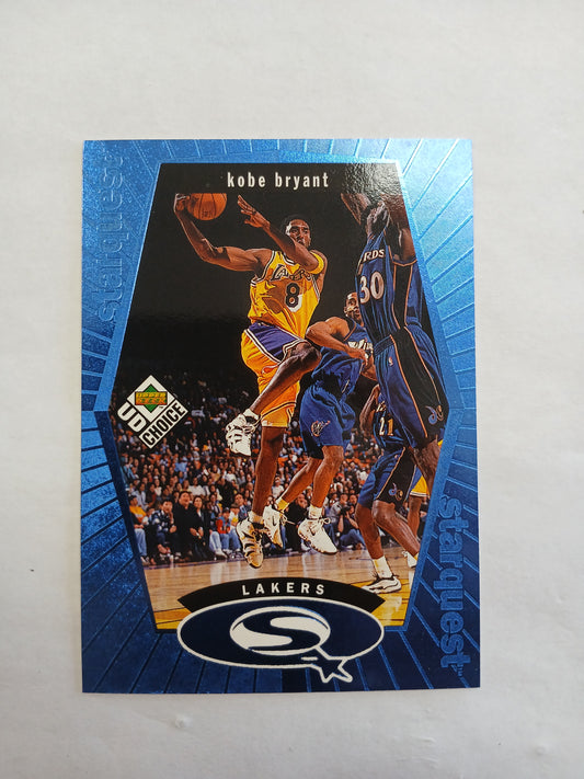 1998 Upper Deck UD Choice Kobe Bryant Starquest Blue Foil