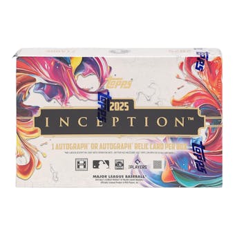 2025 Topps Inception Baseball Hobby Box