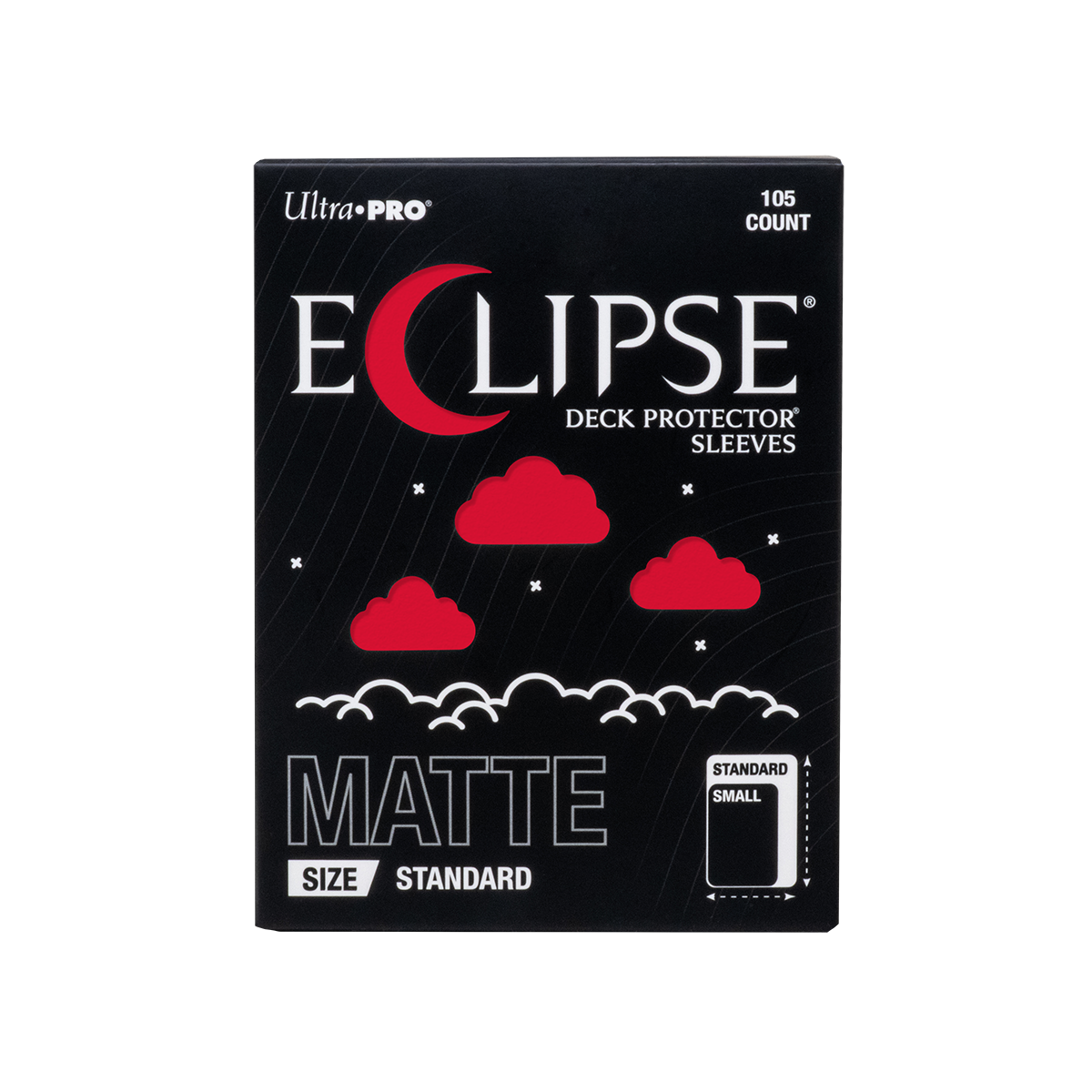 Ultra Pro -  Eclipse Matte Apple Red (105-Pack) - Enhanced Sleeves