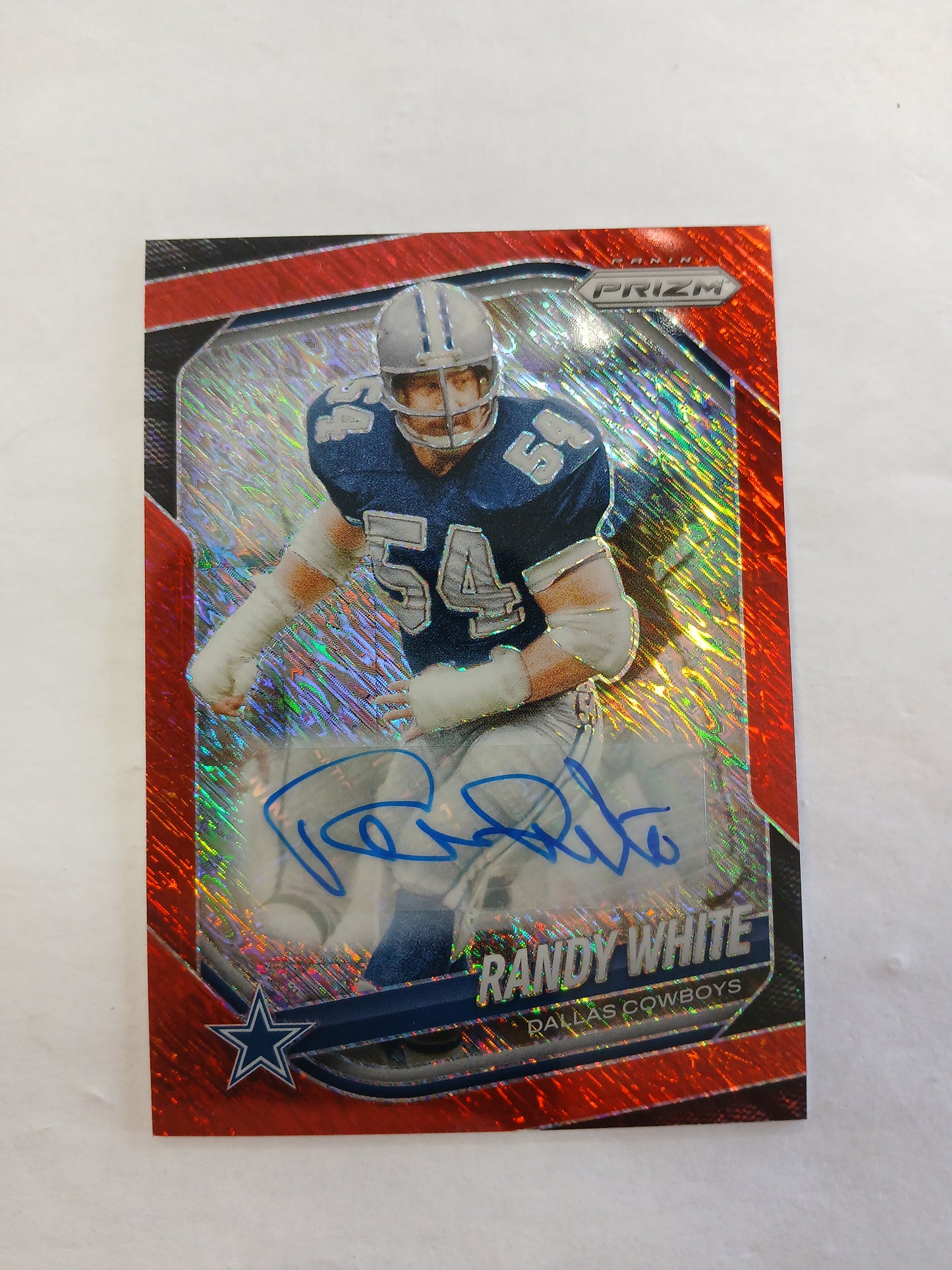2025 Prizm Randy White Auto Red Shimmer #/35