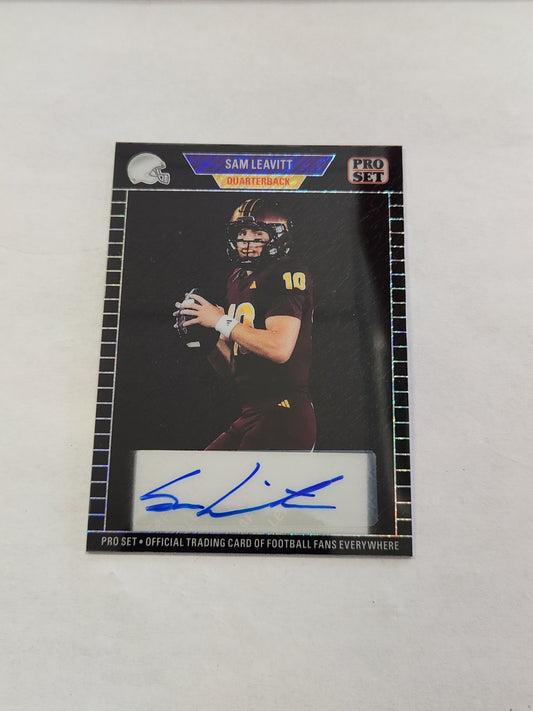 2024 Leaf Pro Set Sam Leavitt Black Shimmer Auto #/6