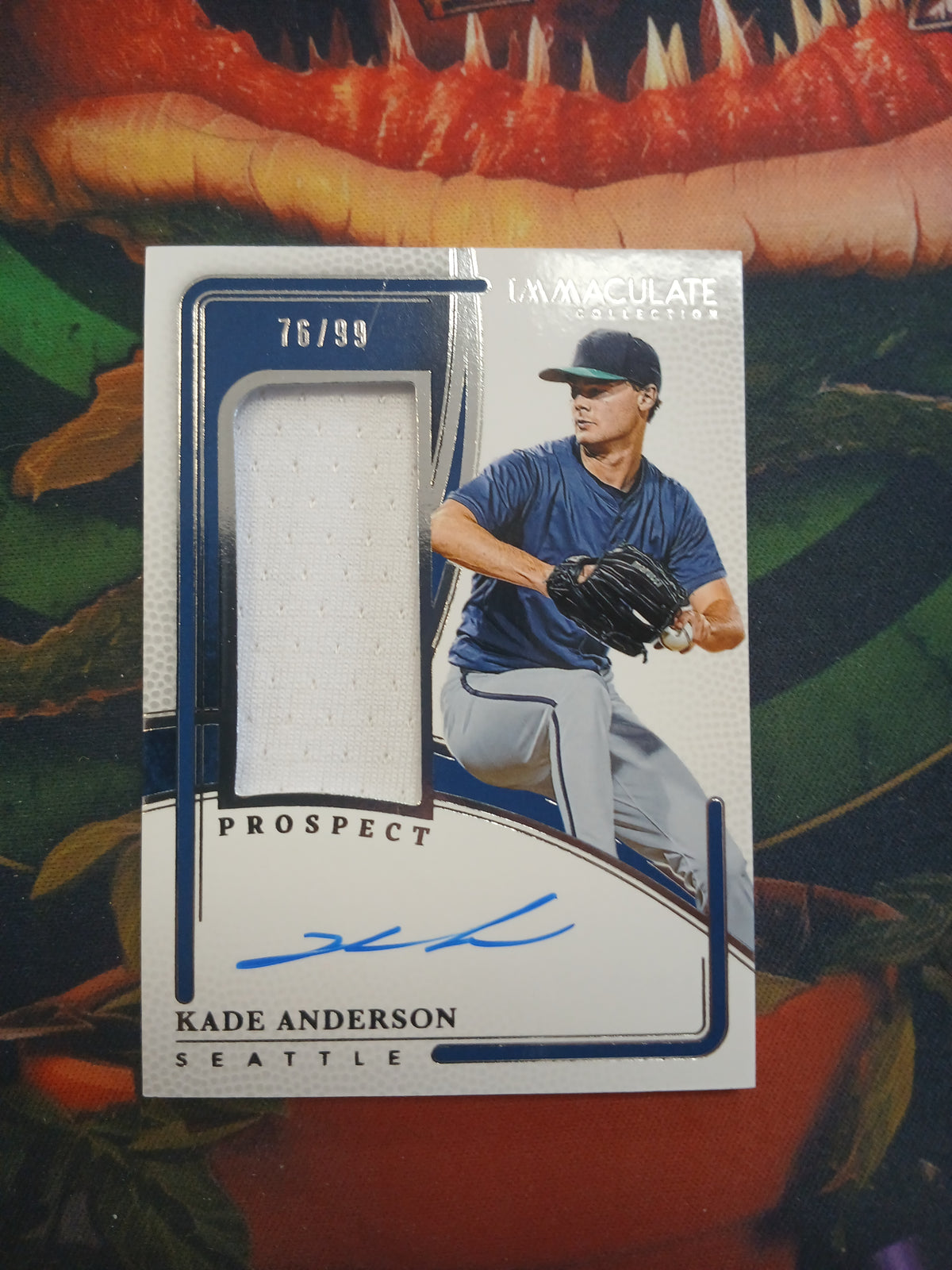 2026 Immaculate Collection Kade Anderson Prospect Patch On Card Auto #/99