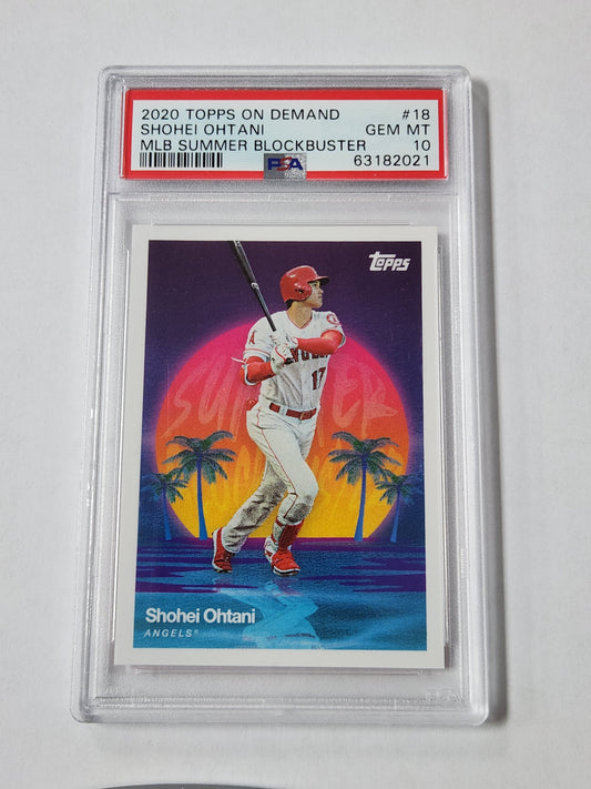 2020 Topps On Demand Shohei Ohtani MLB Summer Blockbuster PSA 10