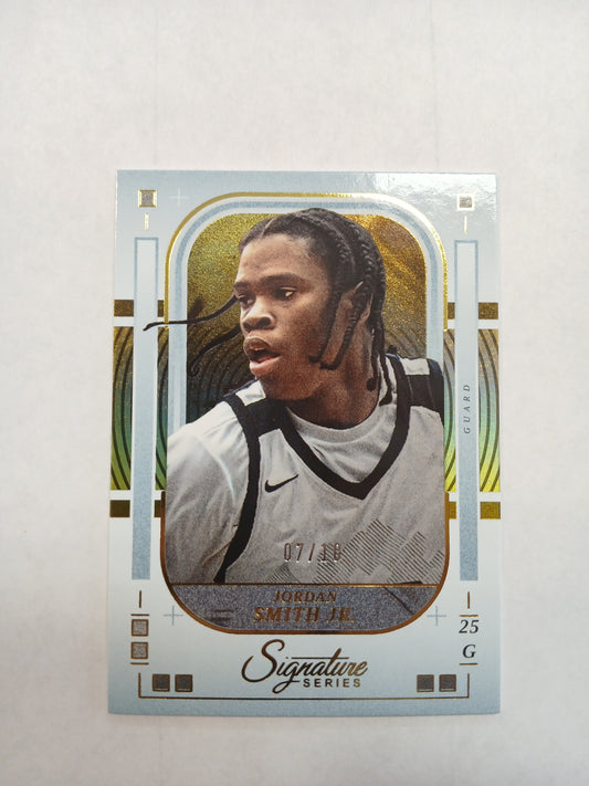 2025 Signature Series Jordan Smith Jr True Gold #/10
