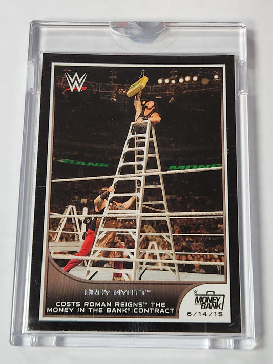 Bray Wyatt Topps Vault 1/1 Blank Back Sealed WWE Rare one of one Roman Reigns