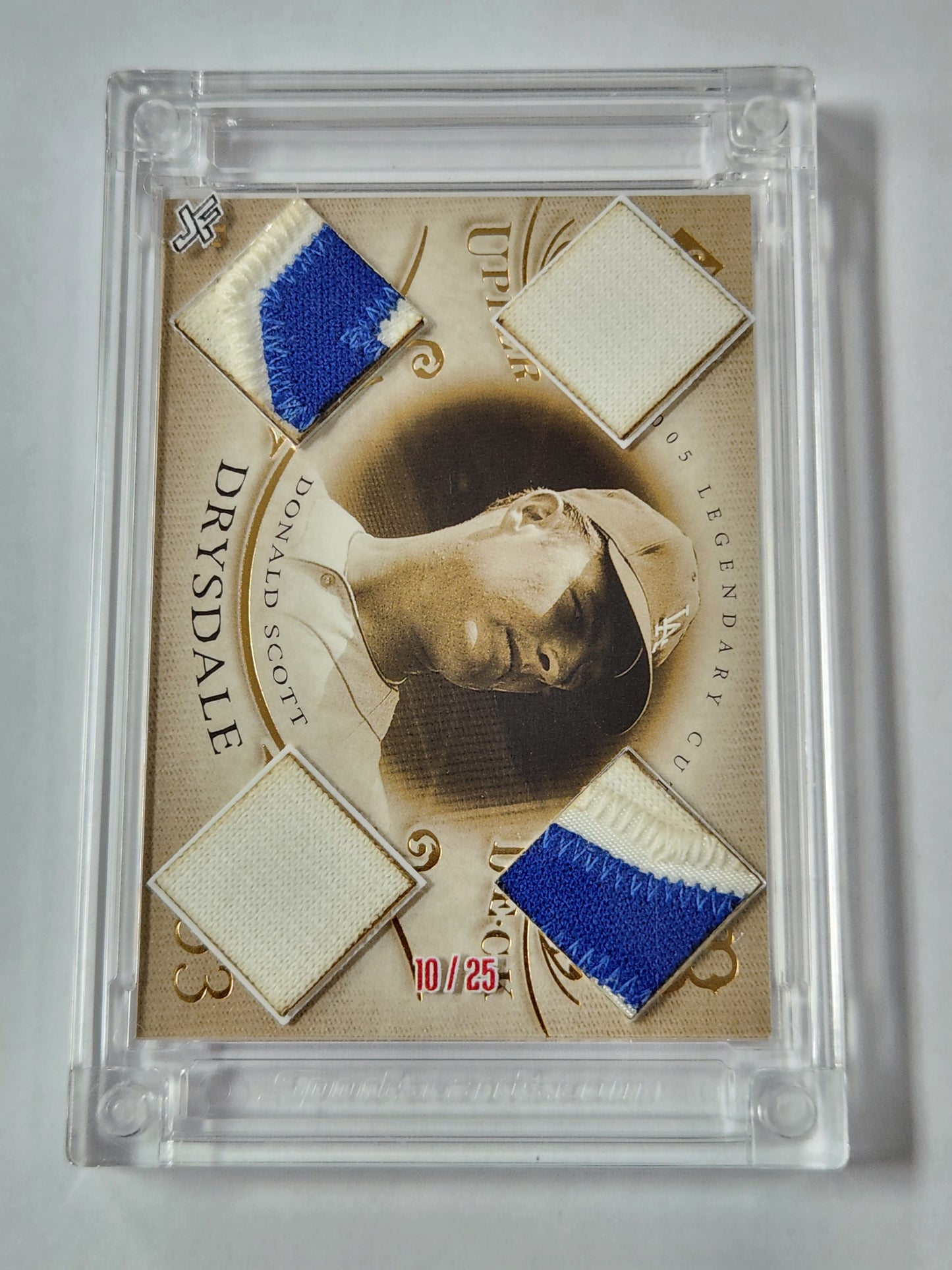 2024 Jersey Fusion Don Donald Drysdale Quad Patch # /25