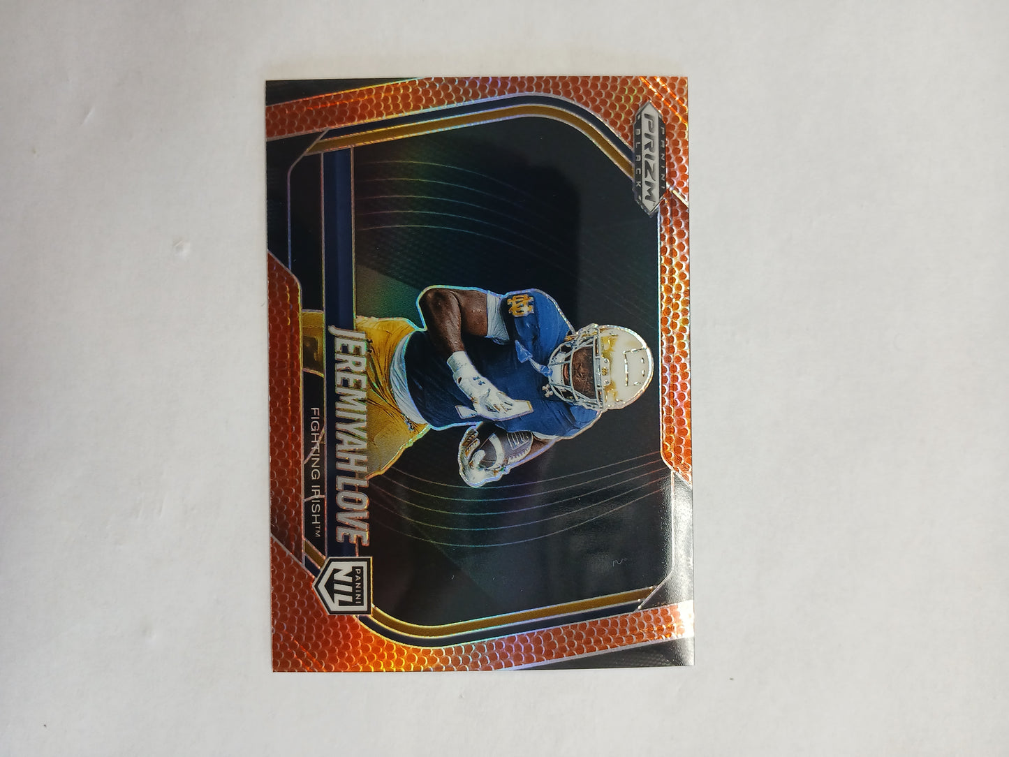 2025 Prizm Black Jeremiyah Love Panini NIL Variation Football Leather Prizm #/225