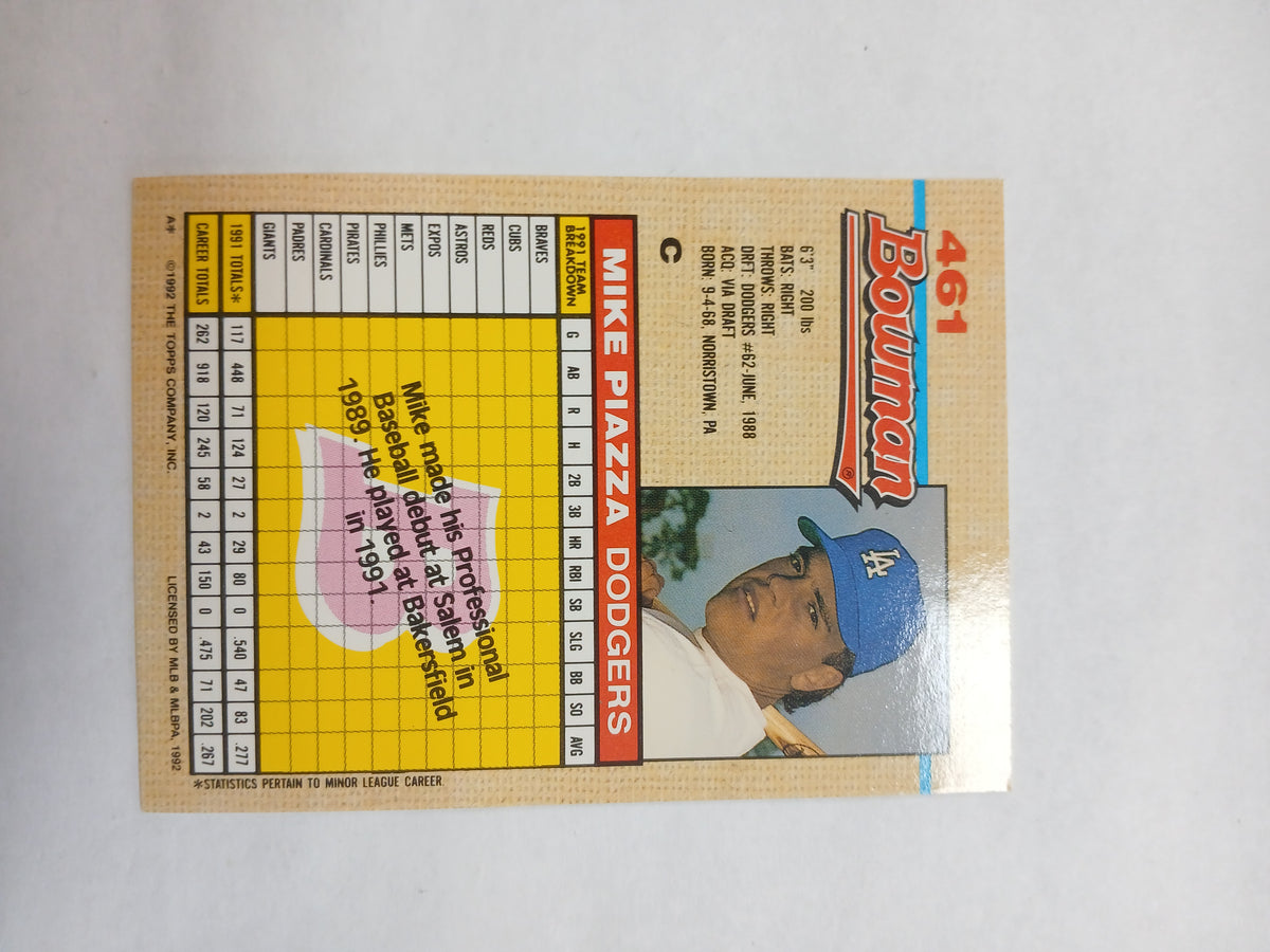 1992 Bowman Mike Piazza Rookie
