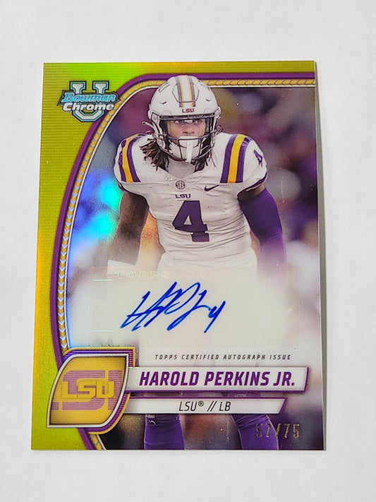 2024 Bowman Chrome u Harold Perkins Jr Auto /75