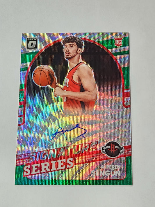 2021-22 Optic Alperen Sengun RC Signature Series Green ss-asg