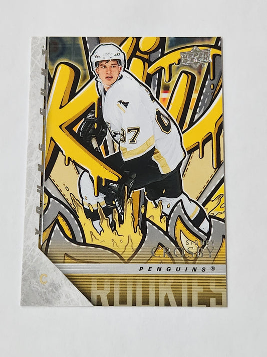 2024-25 Upper Deck Series 1 Sidney Crosby Retro Young Guns YGR-10