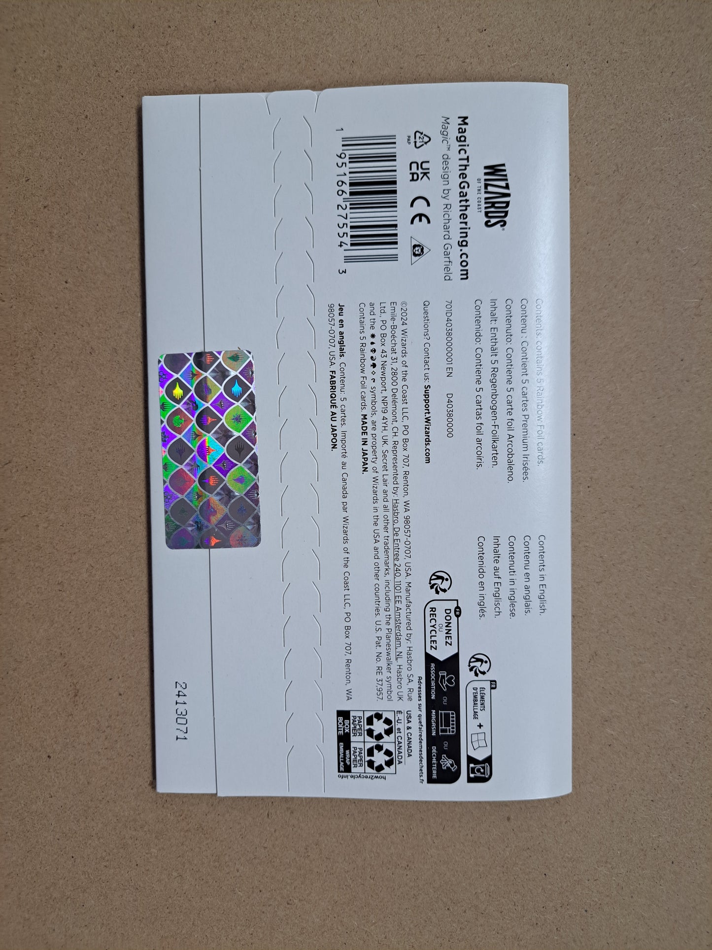 Secret Lair x Brain Dead: Staples Rainbow Foil Mtg
