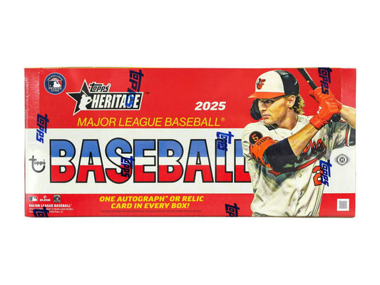 Topps 2025 Heritage MLB Baseball (1) Hobby Box