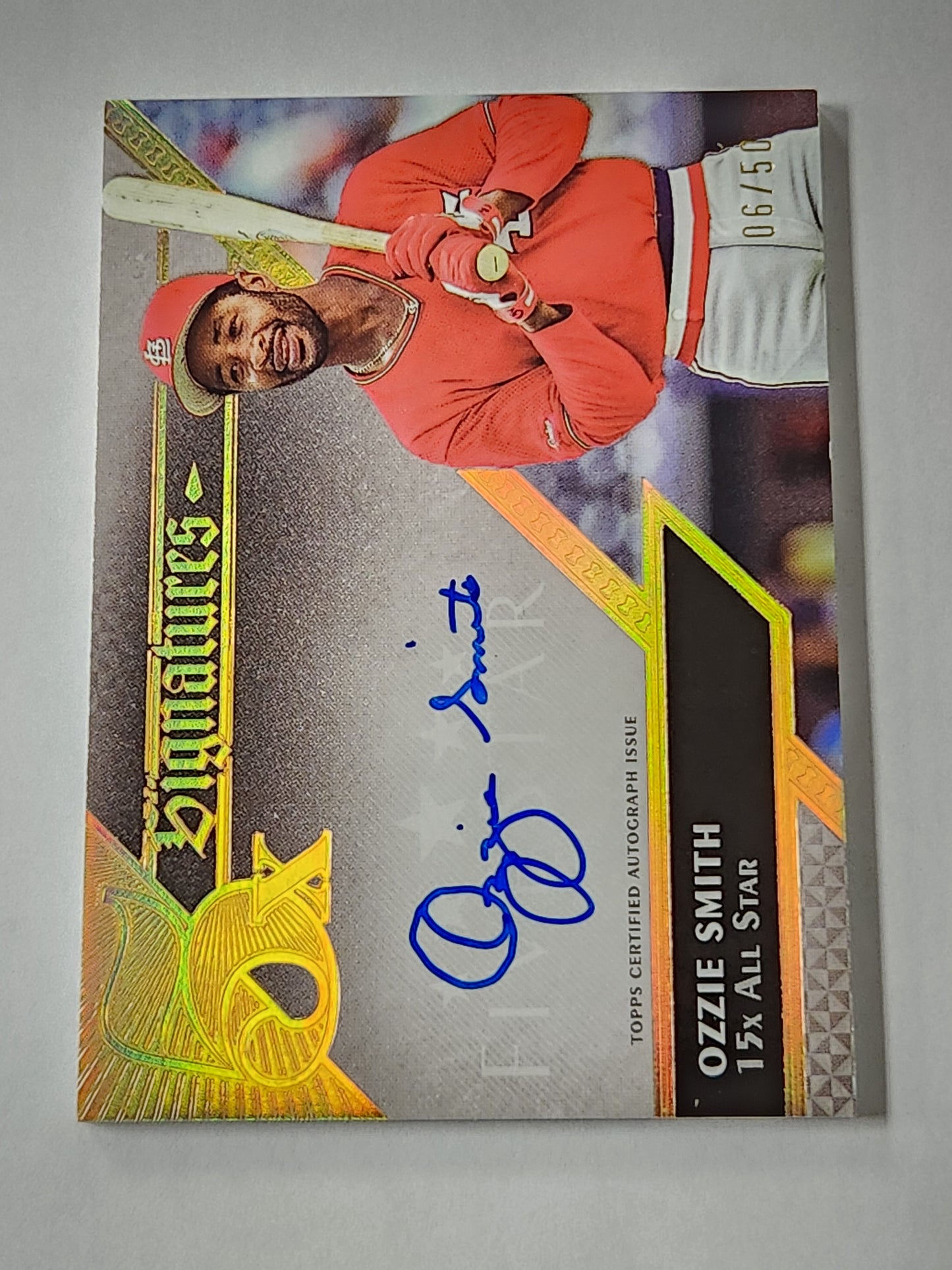 2024 Topps Five Star Ozzie Smith 5x Signatures Auto /50 FTS-OS