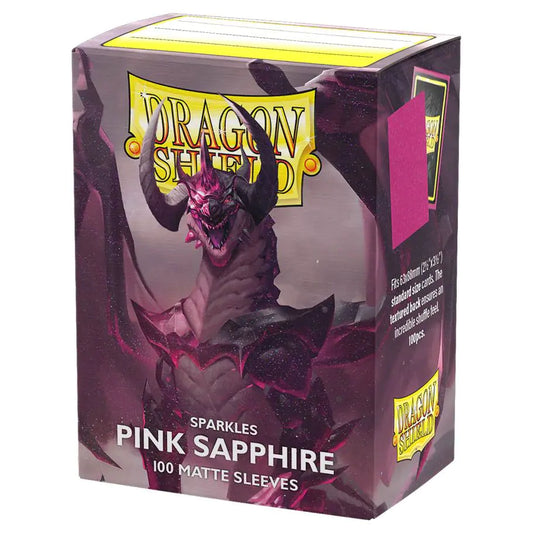 Dragon Shield Standard Size Sleeves Pink Sapphire Matte 100CT #11061