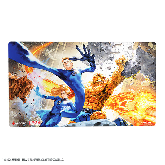 Magic: The Gathering Marvel Superheroes Shiny Playmat - The Fantastic Four - GameGenic Playmats 40246