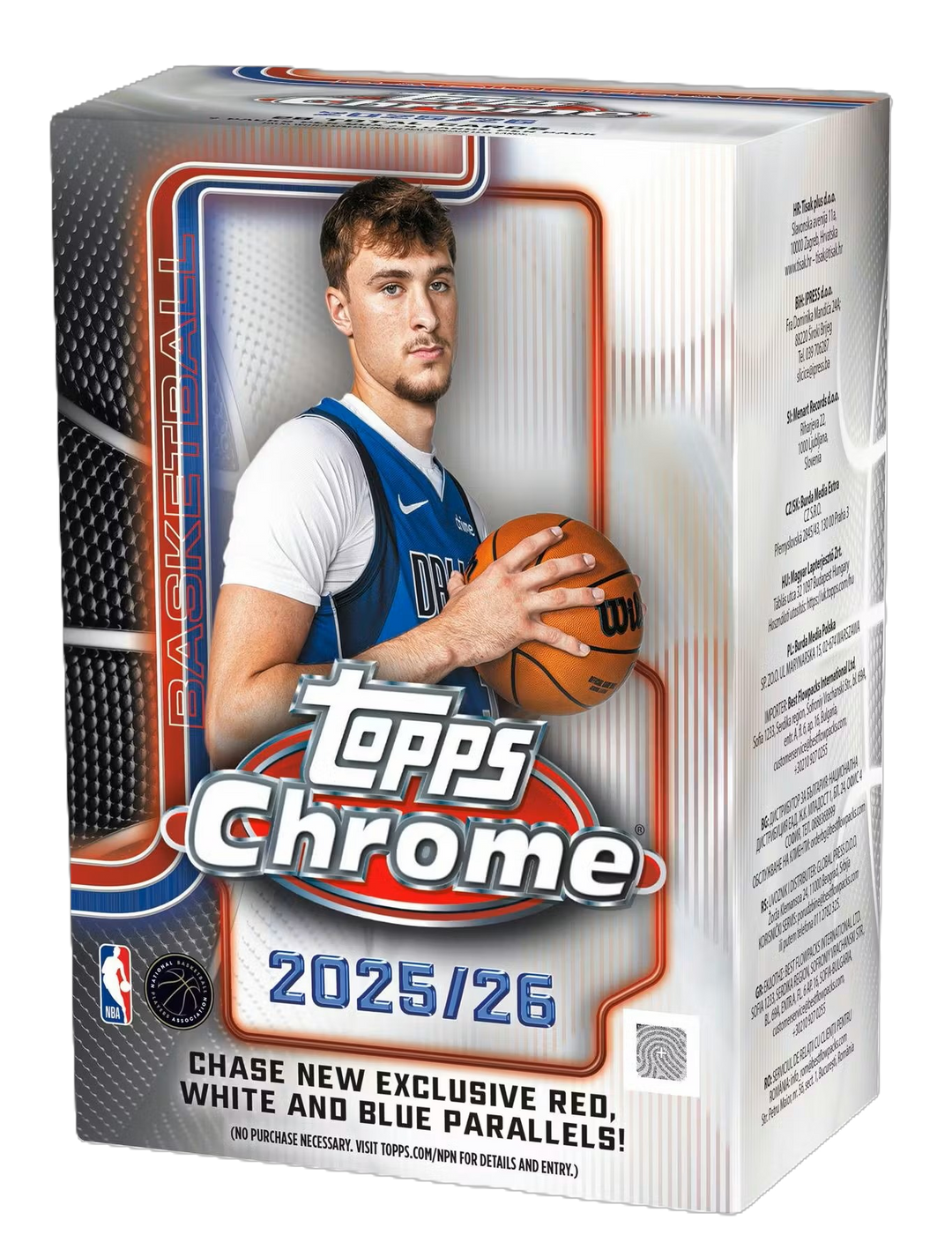 2025-26 Topps Chrome Basketball Blaster Box