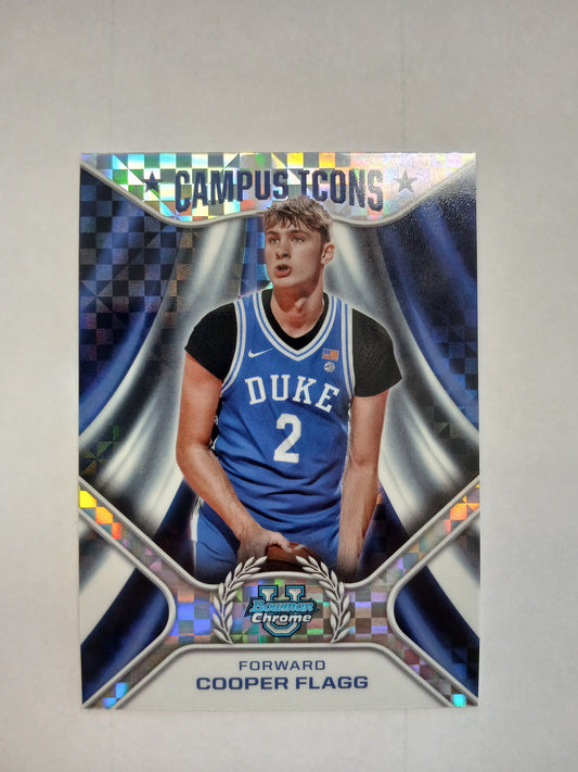 2025 Bowman Chrome U Cooper Flagg Campus Icons Xfractor