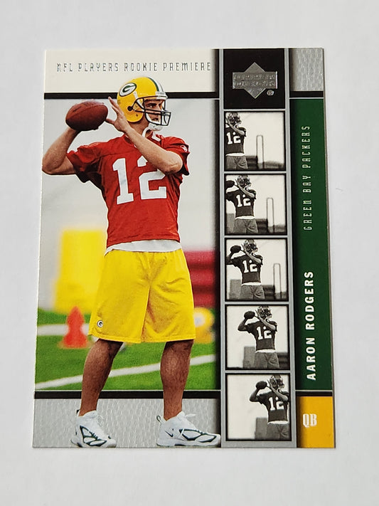 2005 Upper Deck Aaron Rodgers Rookie Premier 16