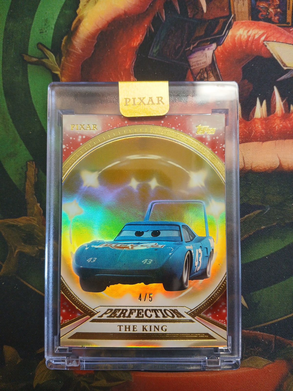 2025 Topps Pixar The King Strip Weathers Perfection Red Foil #/5