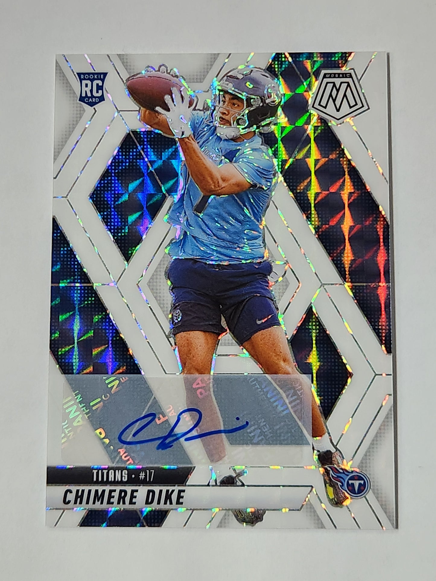 2025 Mosaic Chimere Dike RC White # /25  356