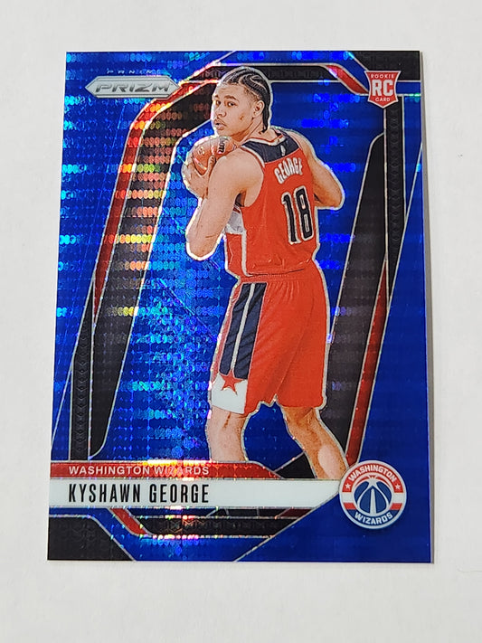 2024 Prizm Kyshawn George Blue Pulsar Rookie /99