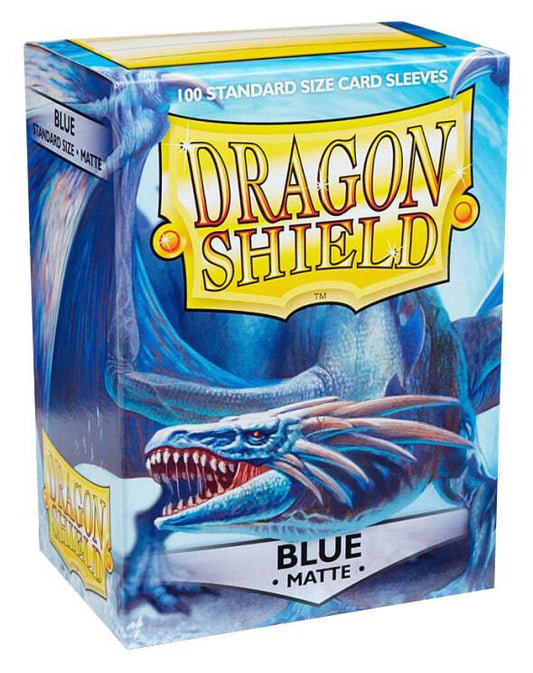 Dragon Shield Standard Size Sleeves Blue Matte 100CT #11003